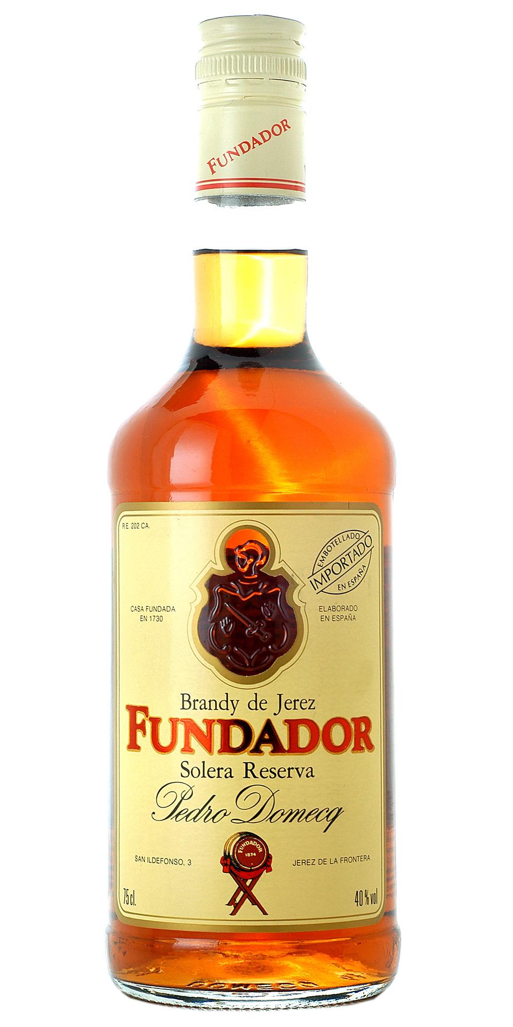 CONHAQUE ESPANHOL FUNDADOR BRANDY 750ML