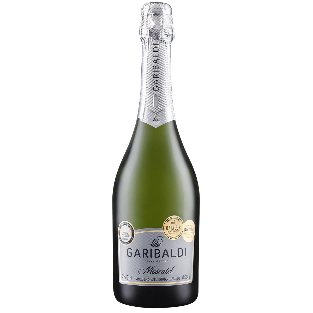 ESPUMANTE GARIBALDI MOSCATEL BRANCO 750 ML