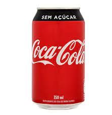 REFRIGERANTE COCA COLA ZERO 350ML