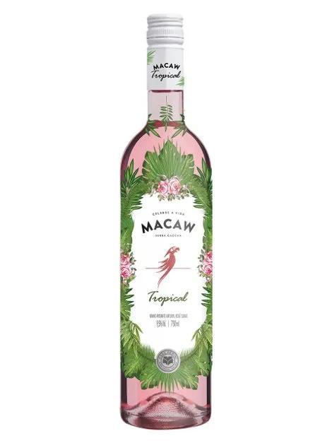 VINHO BRASILEIRO MACAW FRISANTE ROSE 750ML