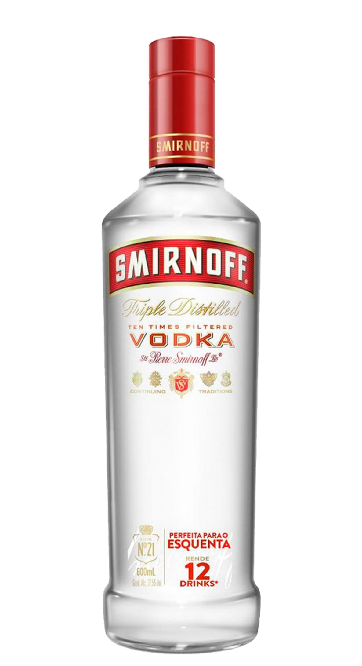 VODKA SMIRNOFF TRADICIONAL 600 ML