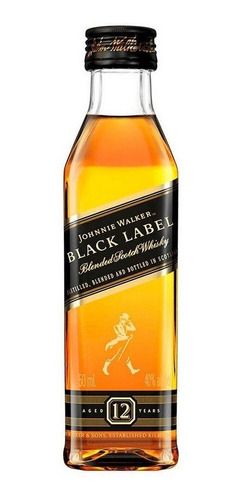 WHISKY JOHNNIE WALKER BLACK LABEL 50 ML