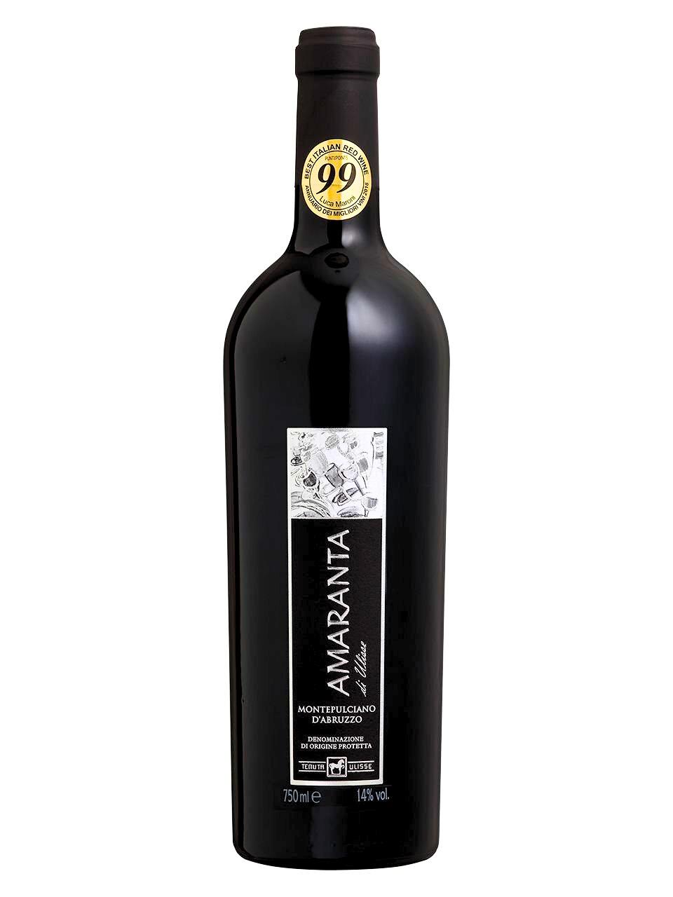 VINHO ULISSE AMARANTA MONTEPULCIANO 750 ML