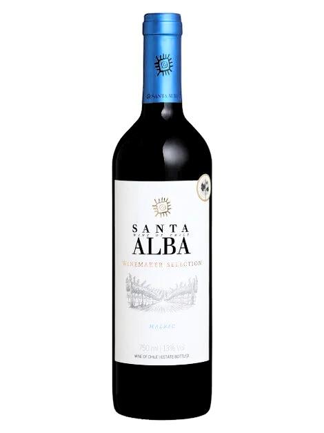 VINHO CHILENO SANTA ALBA WINEMAKER MALBEC 750ML