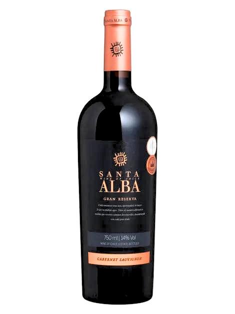 VINHO CHILENO SANTA ALBA GRAN RESERVA CABERNT 750ML