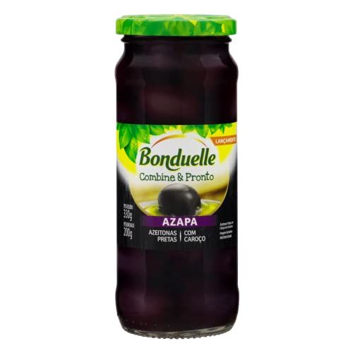 AZEITONA BONDUELLE COM CAROCO PRETA 200G